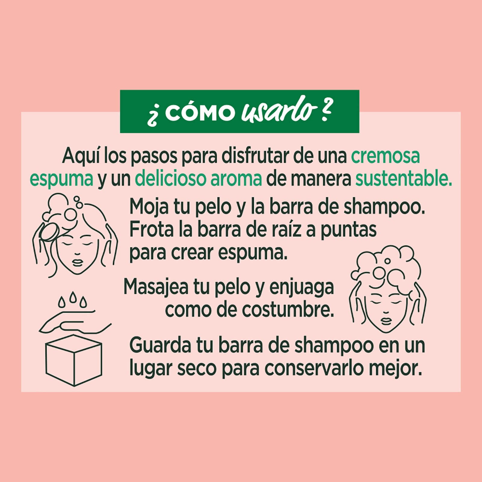 HF SHAMPOO BARRA SANDIA   MODO DE USO